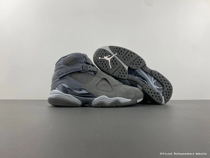 Official Maikesneakers 8 Cool Retro Jordan 305381-014 Grey 0810